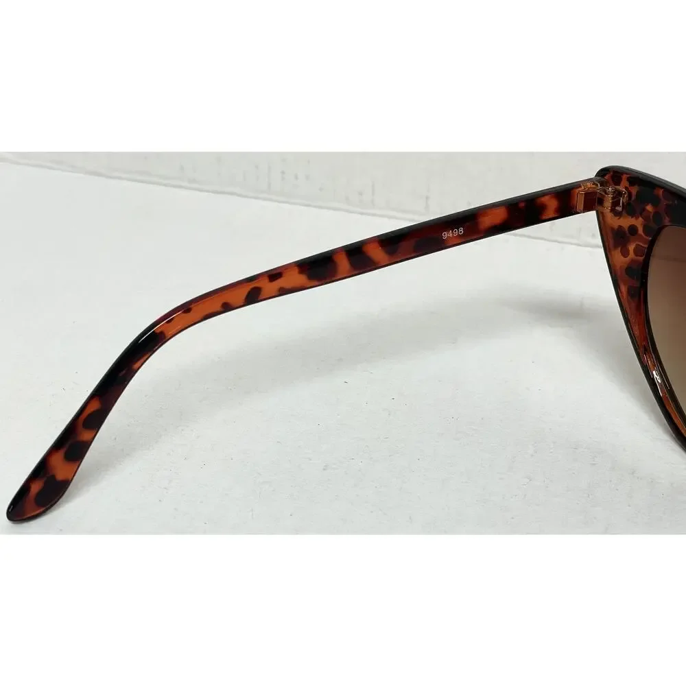 Made with Swarovski Crystals Cat Eye Sunglasses Tortoise Brown Bling Womens Case